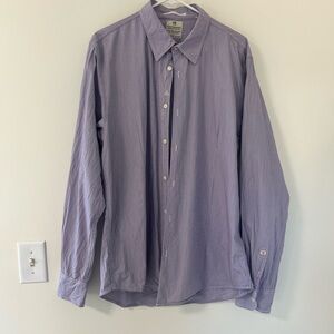 Scotch & Soda Purple Button-Up Shirt